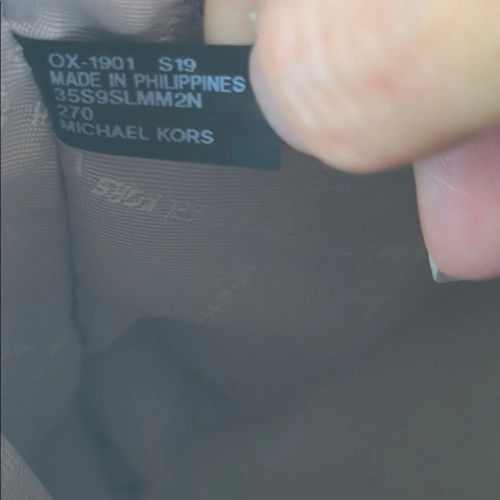 Michael Kors Brown and Cream Crossbody Bag with Chain Strap - Picture 9 of 12